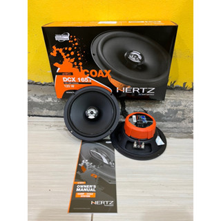 ราคาคู่ละ 2950บาท ลำโพง6.5”แกนร่วม ยี่ห้อ HERTZ รุ่นDCX165.3 ติดรถยนต์เสียงดีเสียงเพราะ