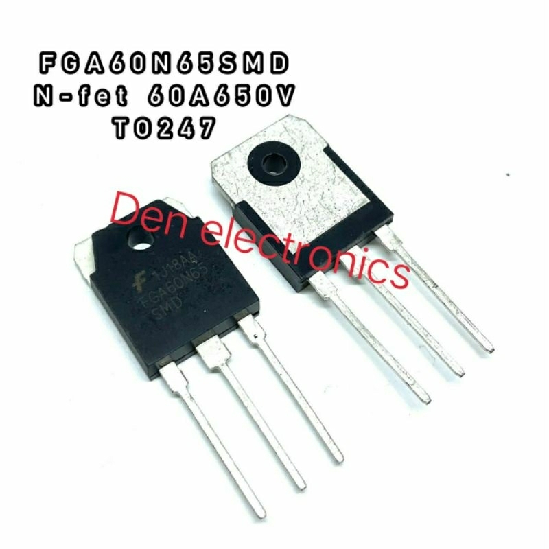 FGH60N60SFD. FGA60N65SMD TO247 MOSFET N-Fet มอสเฟต IGBT ทรานซิสเตอร์ ...