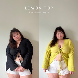 “Lemon top” เสื้อผูกอก ผ่าหน้า มีความเซ็กซี่ปนน่ารักก สายแฟสุดๆ มีกิมมิกนิดๆ