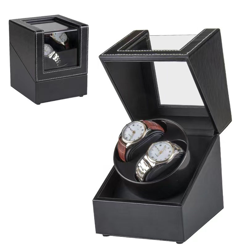 พร้อมส่ง-กล่องหมุนนาฬิกา-2-เรือน-watch-winder-กล่องใส่นาฬิกา-watch-box-กล่องนาฬิกา-watch-box-กล่องหมุนนาฬิกาอัตโนมัติ