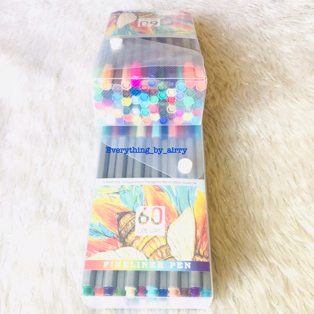 ปากกา-fineliner-color-pen-0-4mm-กล่อง-60-สี