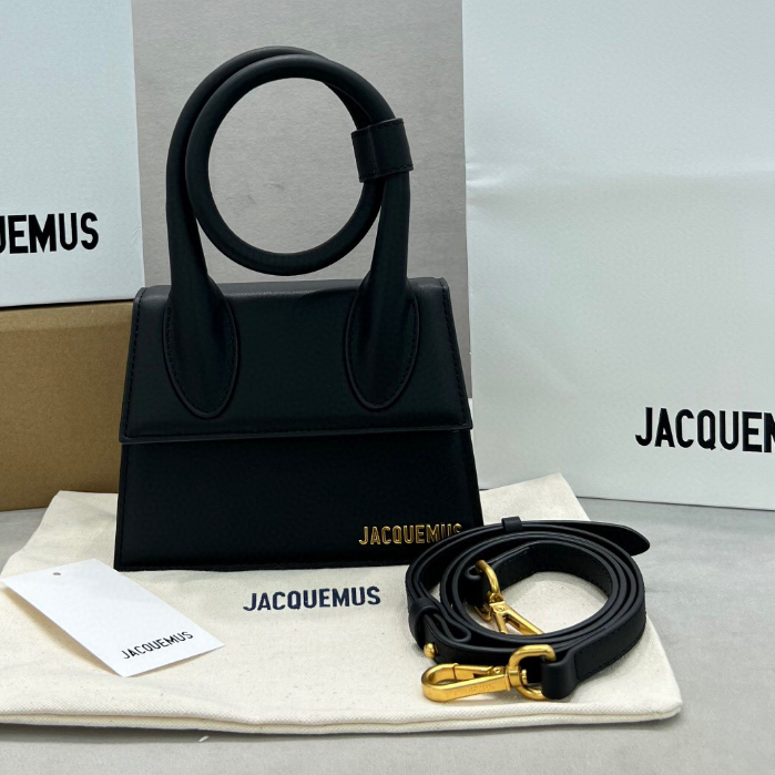 พรี-ราคา7200-jacquemus-2023-หนังแท้-กระเป๋าสะพายข้าง-กระเป๋าสะพาย18x15-5x8cm