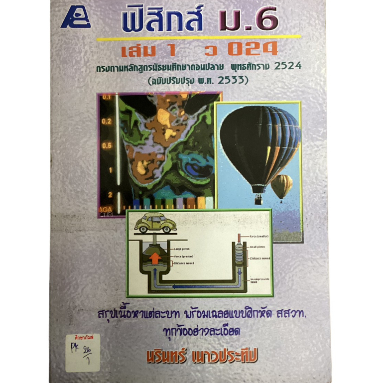 ฟิสิกส์-ม-6-เล่ม-1-ว024-สรุปเนื้อหา-byนรินทร์-เนาวประทีป