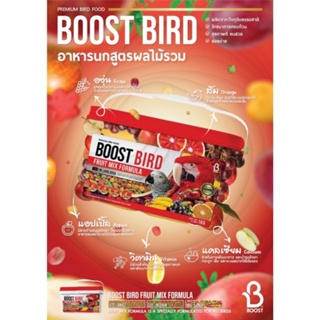 BOOST BIRD FRUIT MIX FORMULA อาหารนกสูตรผลไม้รวม (ถัง 1 kg)