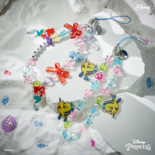 [The Little Mermaid] Strap Phone Charm สายคล้องมือถือ ที่ห้อยโทรศัพท์ เจ้าหญิงแอเรียล ลิขสิทธิ์แท้ Disney Ariel พร้อมส่ง