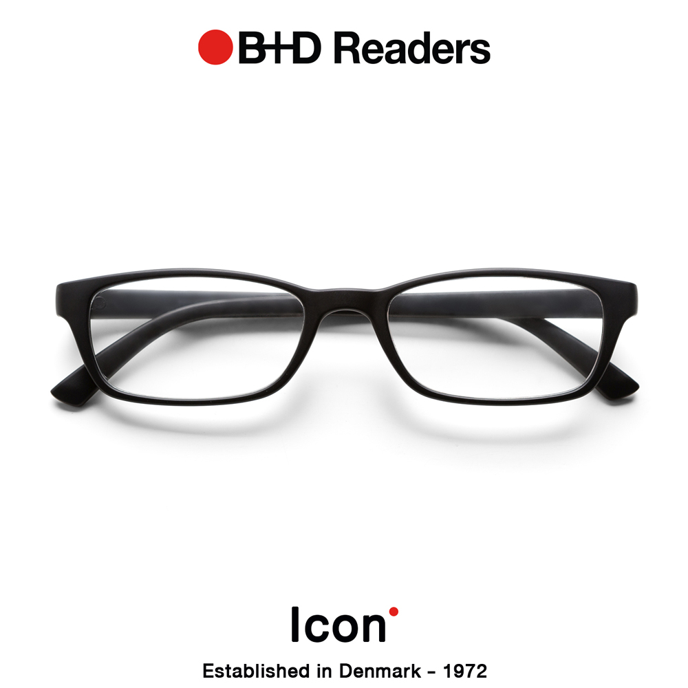 B+D แว่นสายตายาว รุ่น ICON READER MATT BLACK สีดำ | Shopee Thailand