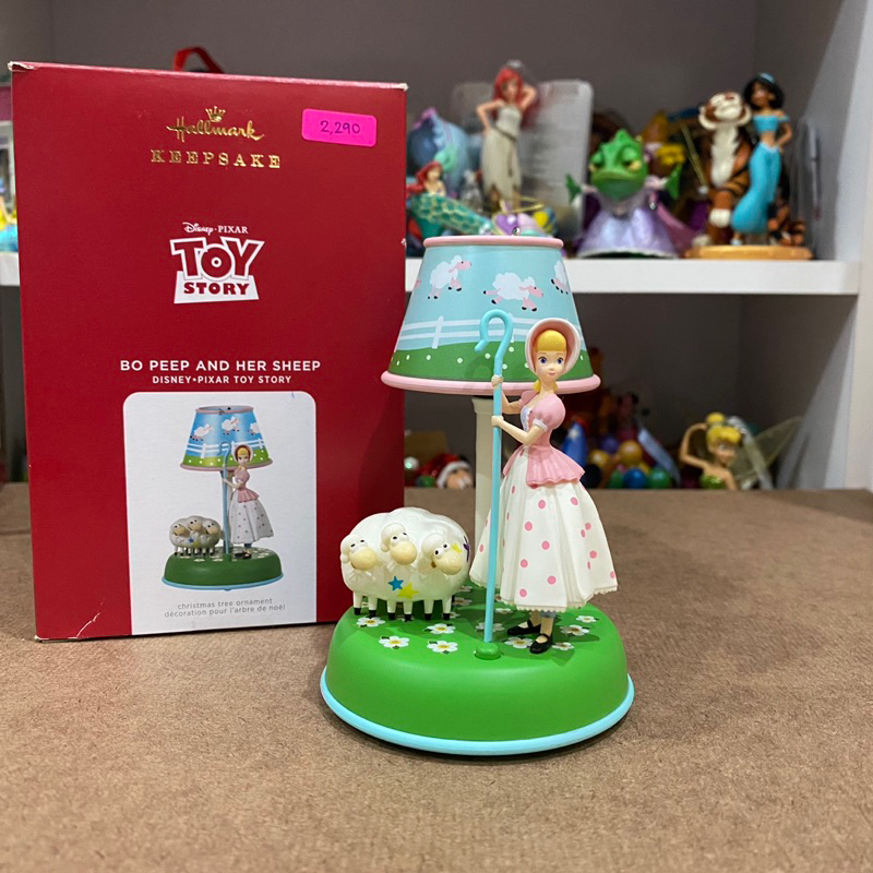 disney-ornament-พร้อมส่ง-bo-peep-and-her-sheep-hallmark-keepsake-เปิดไฟได้ค่ะ