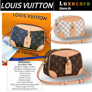 หลุยส์ วิตตอง👜Louis Vuitton ถุง DEAUVILLE Women/Shoulder Bag กระเป๋ากล้อง