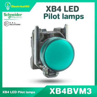 Schneider Electric XB4 ไพล็อตแลมป์ LED Ø22mm โลหะ 230-240VAC Pilot lamps (XB4BVM1 XB4BVM3 XB4BVM4 XB4BVM5)