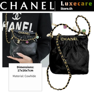 1【2023】ชาแนล👜Chanel 23P Women/Shoulder Bag กระเป๋าโซ่