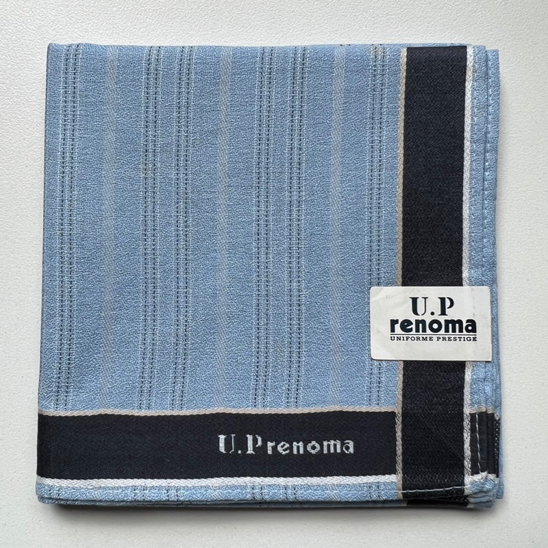 ผ้าเช็ดหน้าวินเทจผู้ชาย-renoma-แบรนด์เนมแท้