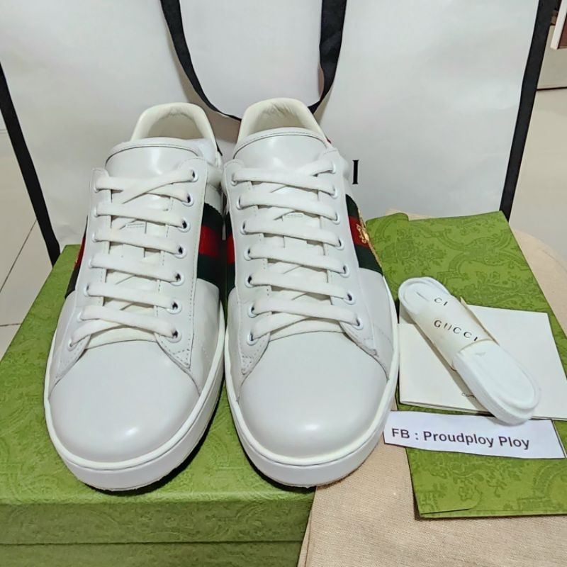 gucci-ace-size7-ของแท้-สภาพสวย-ติดโซลแล้ว