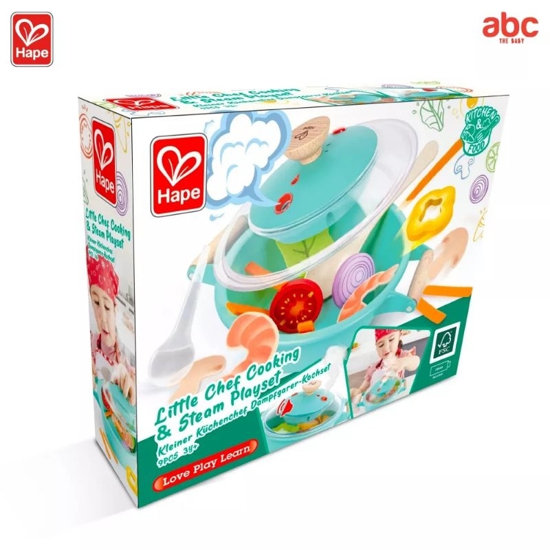 hape-หม้อชาบู-little-chef-cooking-amp-steam-playset-3y-ของเล่นครัว