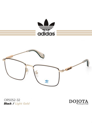 กรอบแว่นตา Adidas Original รุ่น OR5052-F-032 สีทอง/ดำ (Light Gold / Black)  แบรนด์ลิขสิทธิ์แท้