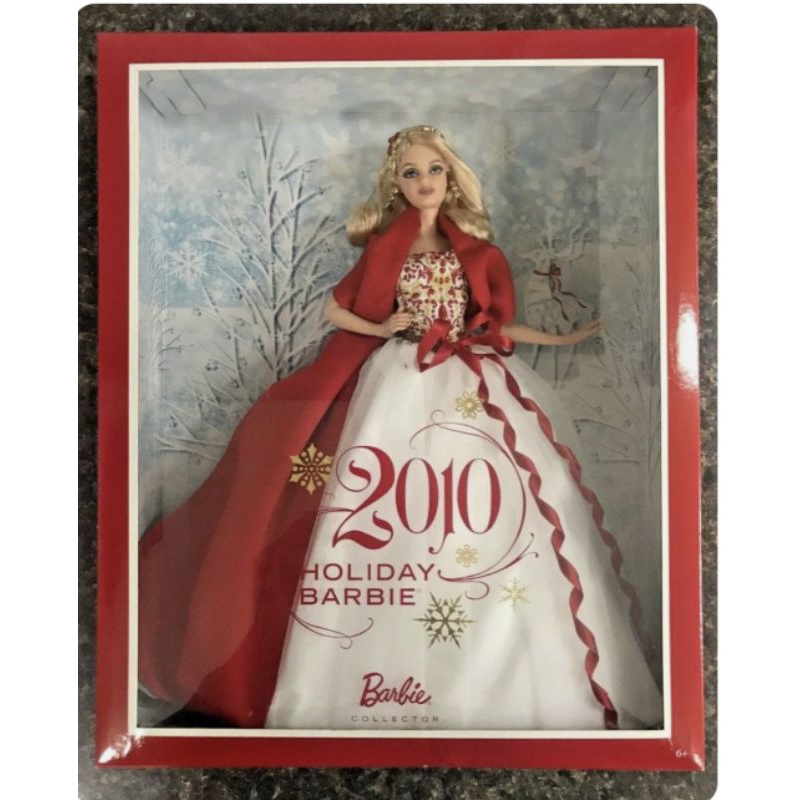ตุ๊กตาบาร์บี้-holiday-barbie-doll-2010-งานสะสมมือ1ในกล่อง-น้องสวยมากๆ