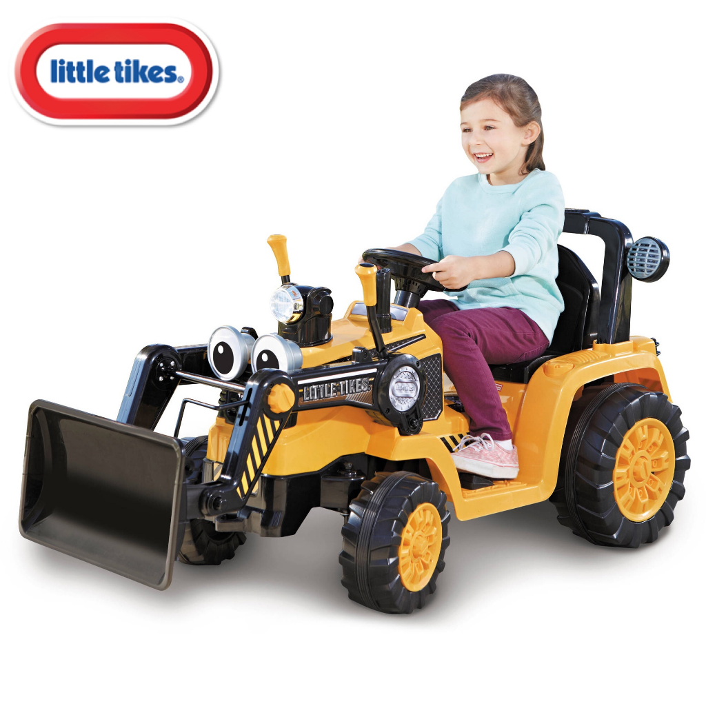 พร้อมส่ง-รถแบตเตอรี่ตักดินเด็ก-รุ่นใหม่ล่าสุด-little-tikes-cozy-powered-dirt-digger-12v-battery-op-ride-on-ราคา-16900