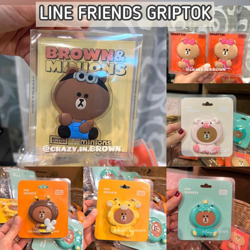 line-friends-griptok-ที่ติดหลังโทรศัพท์