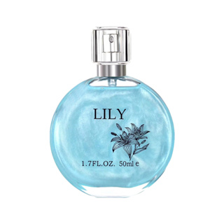 🎁สินค้าพร้อมัดส่ง🎁 พร้อมกล่องซิน น้ำหอมกลิ่นดอกลิลลี่ น้ำหอมผู้หญิง Shiliya Perfume 50ml. ပန်းရနံ့ရေမွှေး