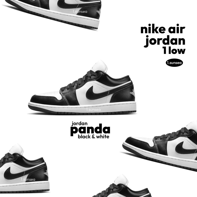 nike-air-jordan-1-low-panda-พร้อมส่ง-ของแท้1000