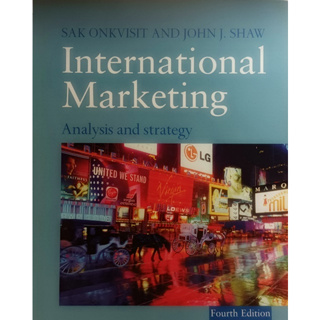 (ภาษาอังกฤษ) International Marketing: Analysis and Strategy Fourth Edition *หนังสือหายากมาก*