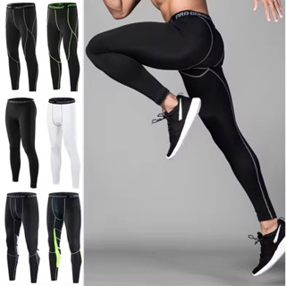 🔥NEW🔥พร้องส่ง กางเกงรัดกล้ามเนื้อ ขายาว Pro Combat Running Pants body fit กางเกงออกกำลังกาย ผ้าไม่บาง ผ้านิ่มใส่สบาย