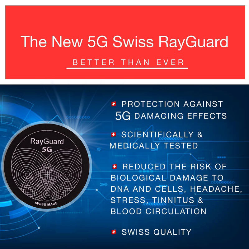 new-swiss-rayguard-5gอุปกรณ์ป้องกันอันตรายจากคลื่นแม่เหล็กไฟฟ้าในมือถือและwifi-แท้