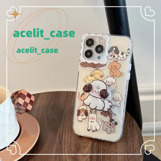 ❤️จัดส่งภายใน 24 ชม❤️ เคสไอโฟน 11 12 13 14 Pro Max ลูกสุนัข การ์ตูน ความคิดสร้างสรรค์ Case for iPhone สไตล์วรรณศิลป