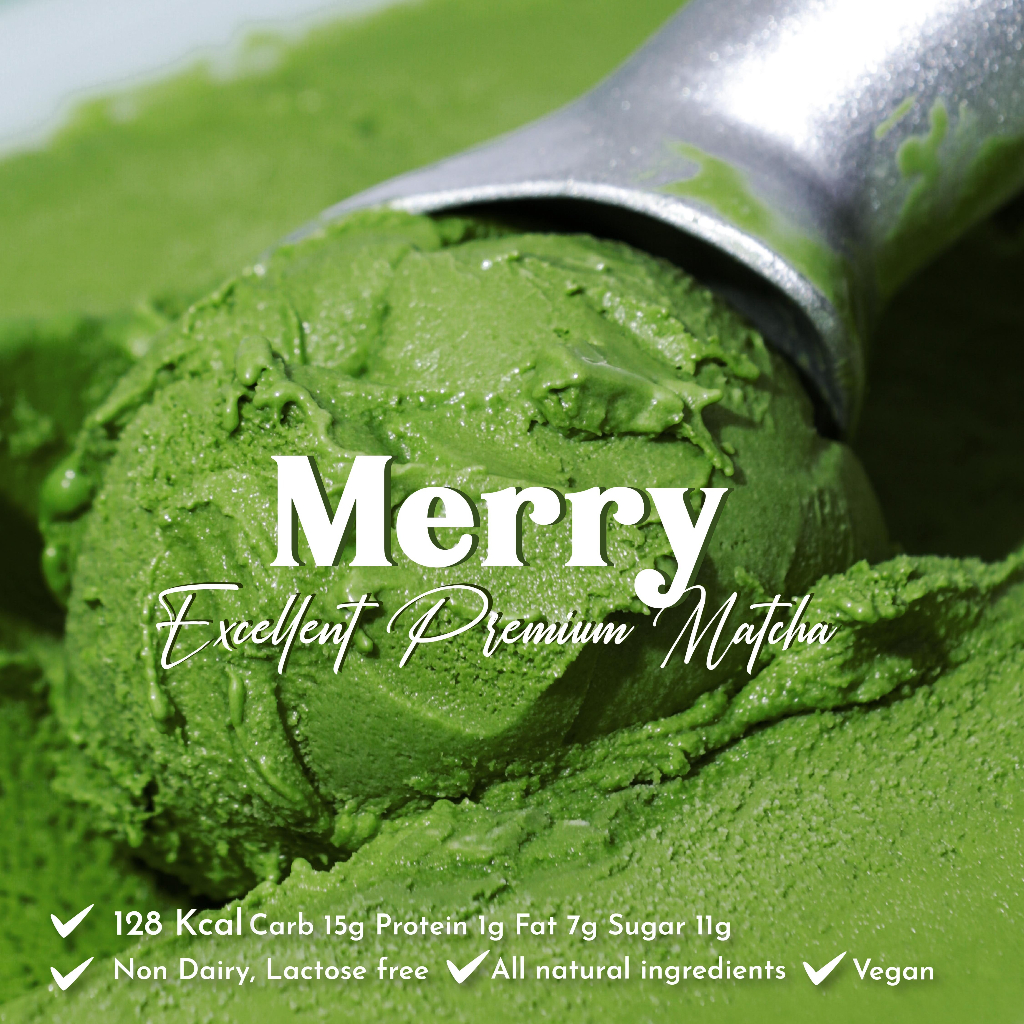 (80g) Merry - Excellent premium matcha | Shopee Thailand