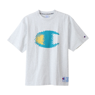 CHAMPION MEN - JP เสื้อยืดแขนสั้นผู้ชาย-ไซส์เอเชีย S/S T-SHIRT  C3-X327-030