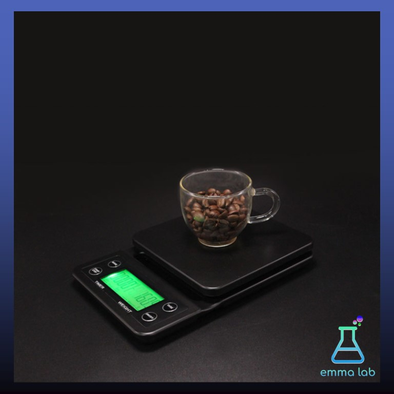 ตาชั่งดิจิตอล-จับเวลาได้-เครื่องชั่งกาแฟ-coffee-scale-3kg-0-1g-5kg-0-1g