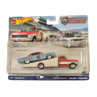 Hot Wheels Team Transport 61 Impala + 73 Chevy Ramp Truck