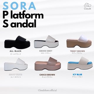 Cloudshoes.official: SORA Platform Sandal รองเท้าส้นตึก