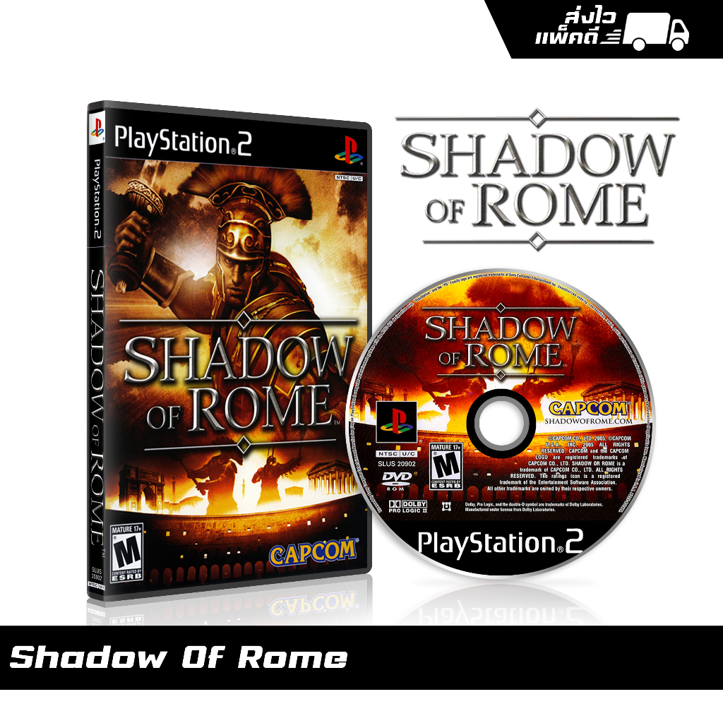 แผ่นเกม PS2 Shadow of Rome (english) สกรีนแผ่น พร้อมปกใส่กล่อง | Shopee ...