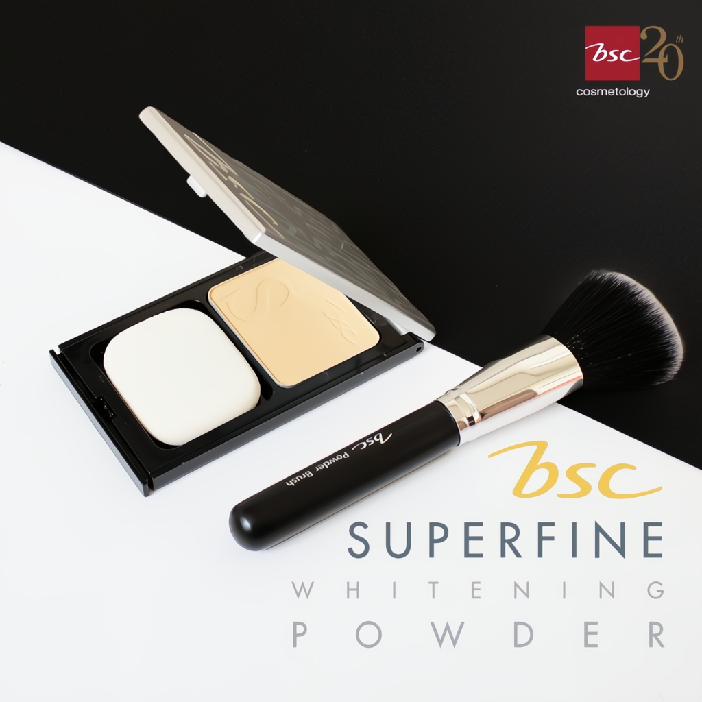 bsc-superfine-whitening-powder-spf25-pa-10-g-แป้งพัฟ-ผสมรองพื้น-สัมผัสได้ถึงความสบายผิวอย่างแท้จริง