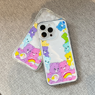 ❤️พร้อมส่งในประเทศไทย❤️Care Bears Clear Case เคสแคร์แบร์ แบบใส สําหรับ 14 Pro Max/14 Pro/14 Plus/13 Pro Max/13Pro/12