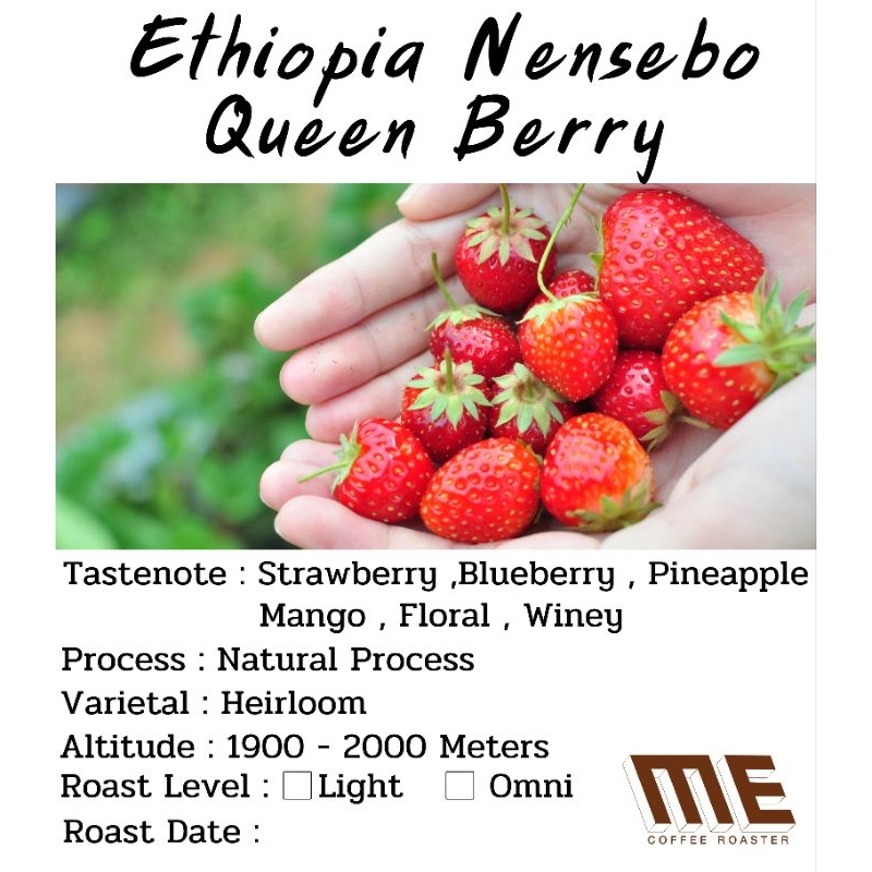 เมล็ดกาแฟ Ethiopia Nensebo Queen berry G1 Coffee Lamp Series | Shopee ...