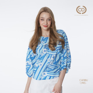 C&amp;D เสื้อเบล้าแขนยาวสีฟ้า FAROMATIC กลิ่น Eden Breez (CAF8BU)