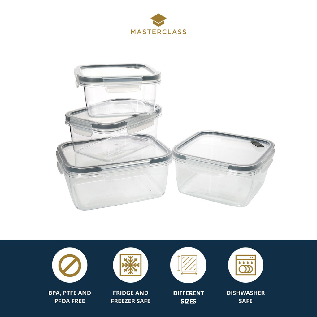 masterclass-eco-smart-snap-storage-container-4-pcs-set-bpa-free-stain-and-odour-resistant-กล่องเก็บอาหาร-เซต-4-กล่อง