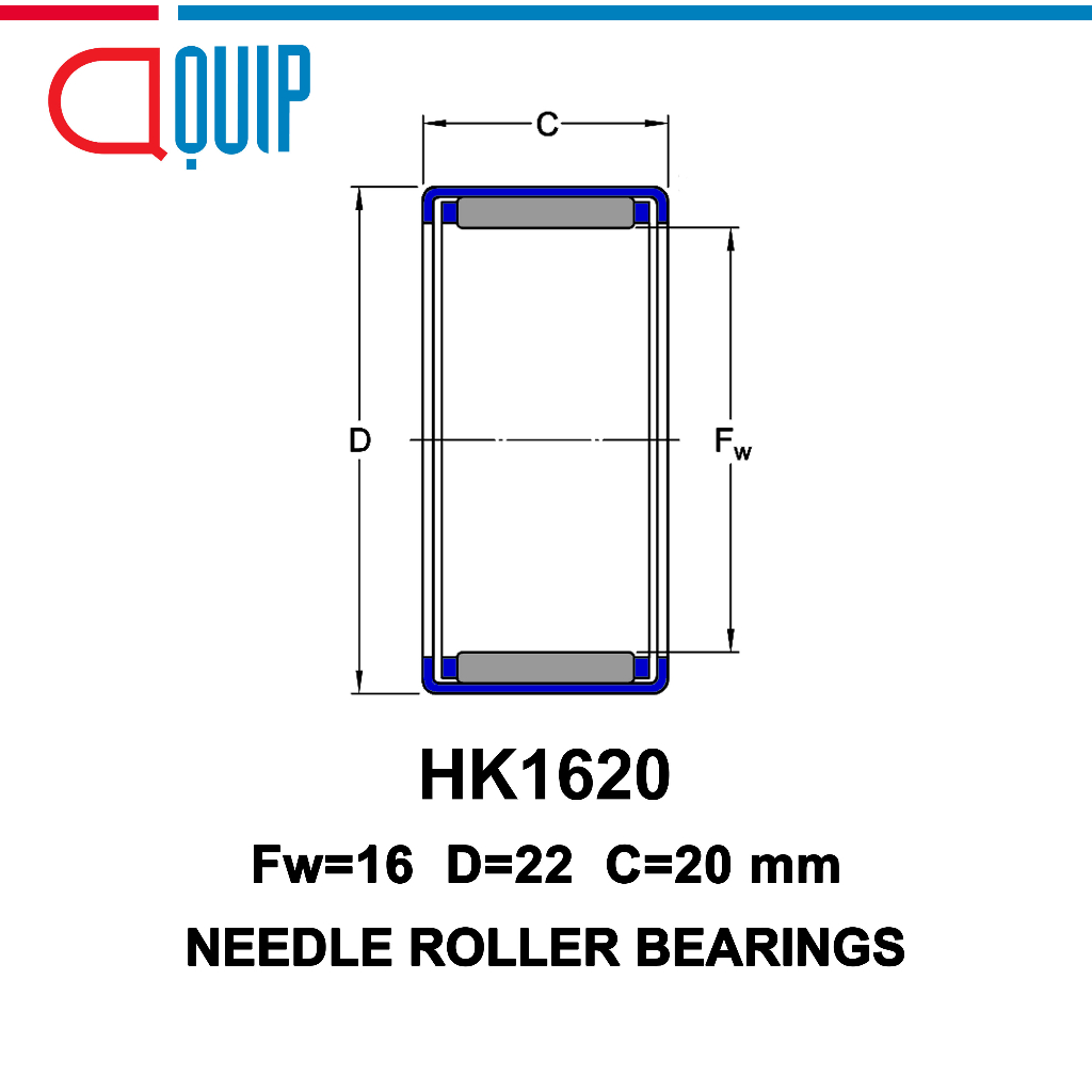 hk1620-ubc-จำนวน-4-ชิ้น-ตลับลูกปืนเม็ดเข็ม-needle-roller-bearings-hk-1620