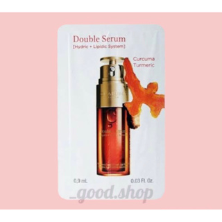 พร้อมส่ง แท้💯 CLARINS Double Serum 0.9ml ขนาดทดลองแบบซอง