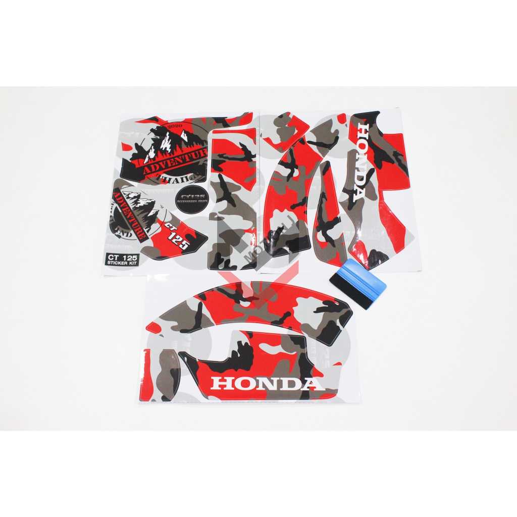 สติ๊กเกอร์ Trail Camo Motion J Honda