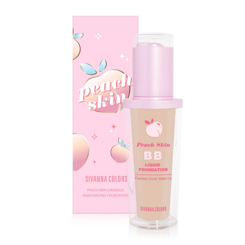 SIVANNA COLORS PEACH SKIN MOISTUORIZING FOUNDATION : HF5097 | รองพื้น ...