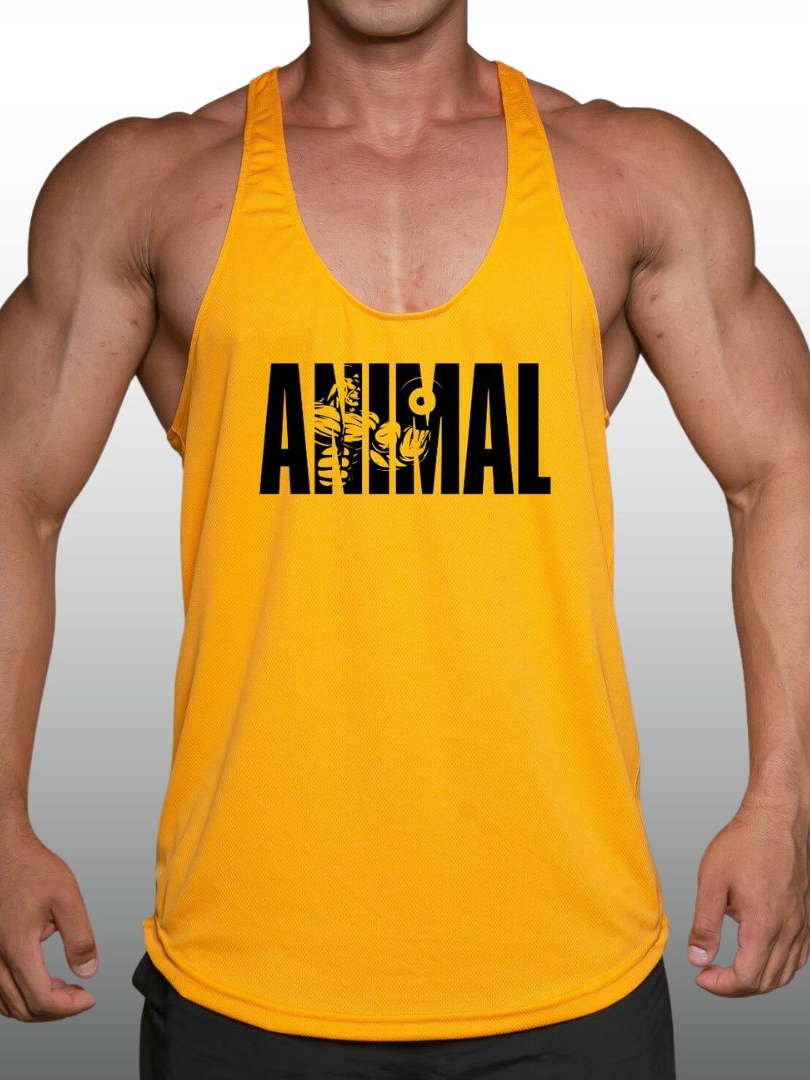 animal-เสื้อกล้ามเพาะกายทรงคลาสสิค-bodybuilding-dry-fit-gym-tank-top