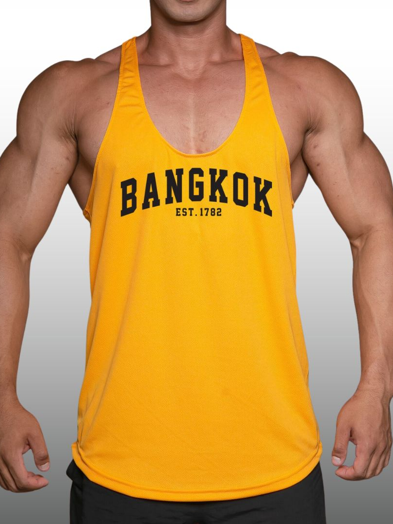 bangkok-เสื้อกล้ามเพาะกายทรงคลาสสิค-bodybuilding-dry-fit-gym-tank-top