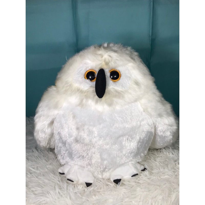snowy-owl-stuffed-animal-aqua-ตุ๊กตา-นกฮูก-หิมะ
