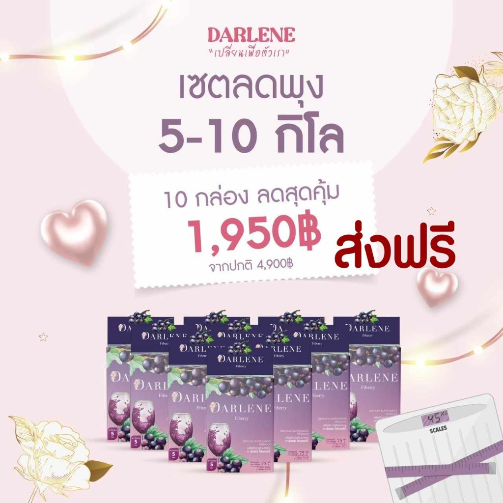 darlene-fiberry-10-กล่องสุดคุ้ม-ราคาพิเศษ-ดาร์เลเน่-ไฟเบอร์รี่-ส่งฟรีไม่ต้องใช้โค้ด