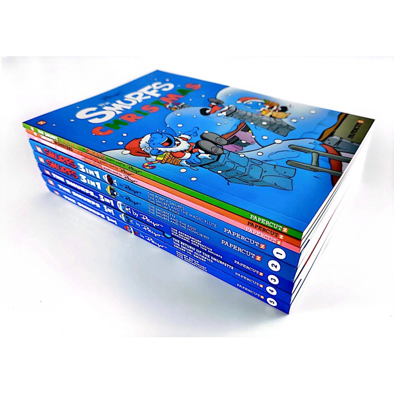 The Smurfs Graphic Novels Series 3-in-1(Vol #1-5) smurf book