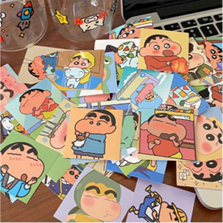 พร้อมส่ง🌈 สติกเกอร์ ชินจัง Sticker น่ารัก เซต 54 แผ่น ติดตกแต่ง โน้ตบุ๊ค สมุด กระเป๋าเดินทาง ผนัง ลายชินจังกวนมาก