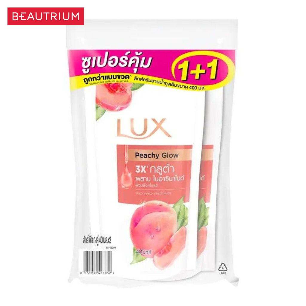 lux-peachy-glow-body-wash-refill-ครีมอาบน้ำ-400ml-x-2