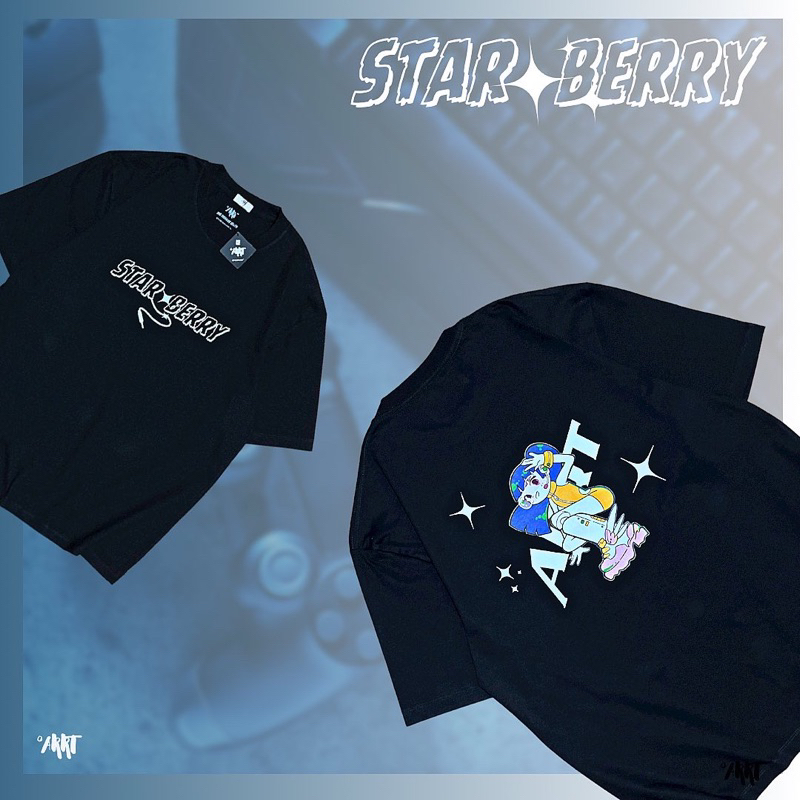 arrt-เสื้อยืด-oversize-ลาย-star-berry